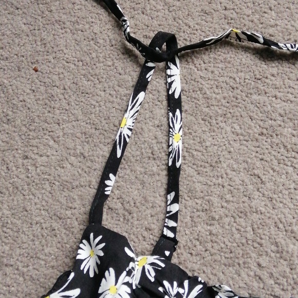 Brand New Floral B&W Dress AU S-M check measurements - Picture 4 of 8